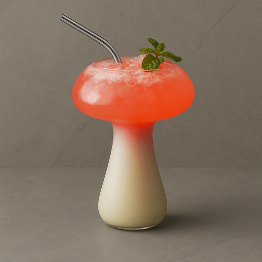 Mushroom Glass Cup