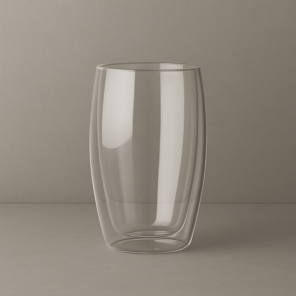 Thermal Double-Wall Glass Cups